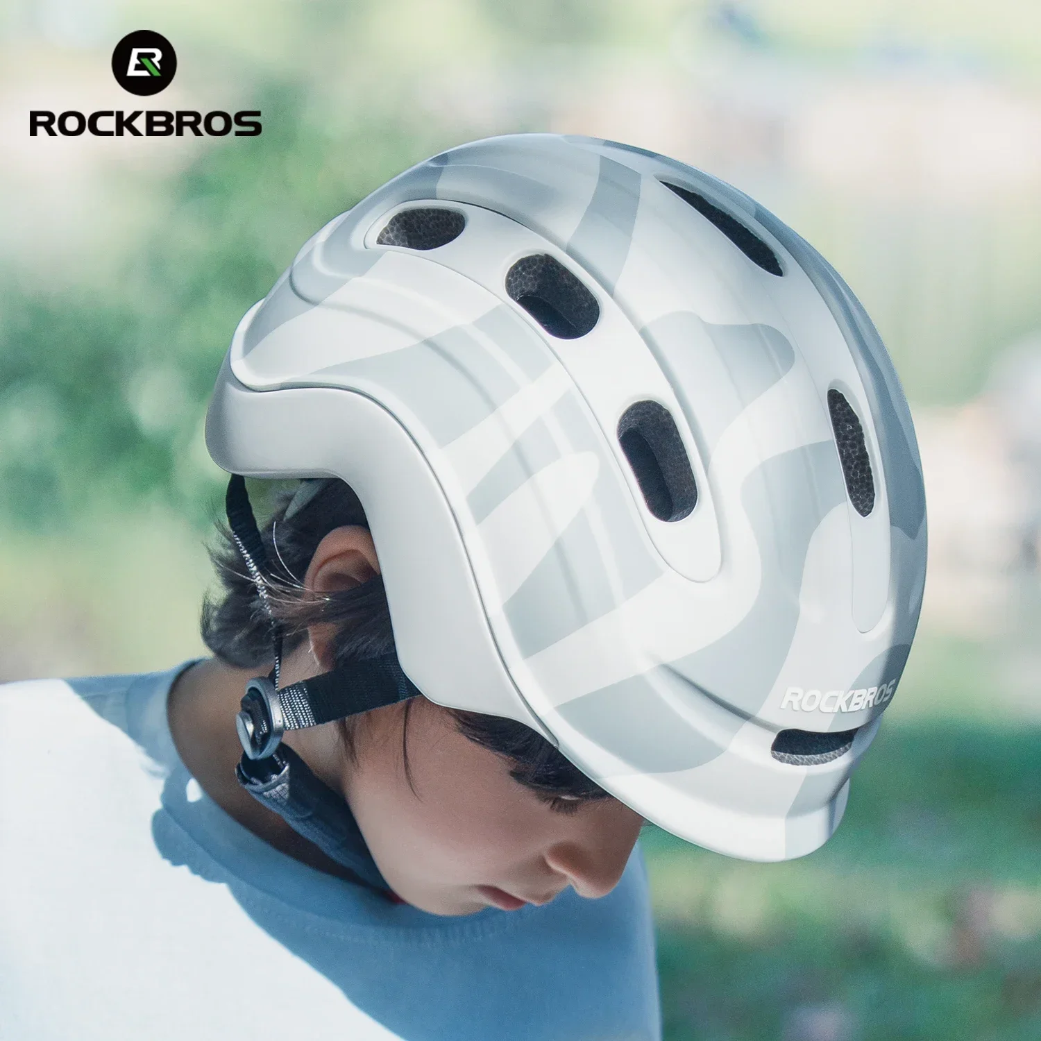 

ROCKBROS скутер баланс детский велосипедный дышащий защитный шлем для детей 6-18 лет молодежные велосипеды сверхлегкий шлем подростковый шлем