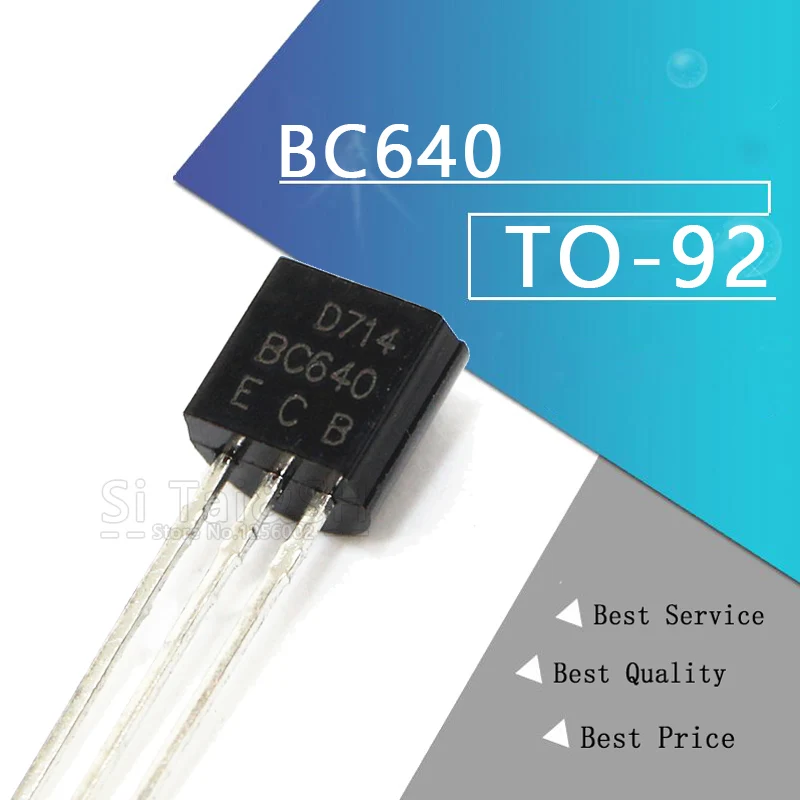 100pcs BC639 BC640 BC546B BC547B BC548B BC556B BC557B BC558B BC559B BC546 BC547 BC548 BC556 BC557 BC558 triode transistor TO-92