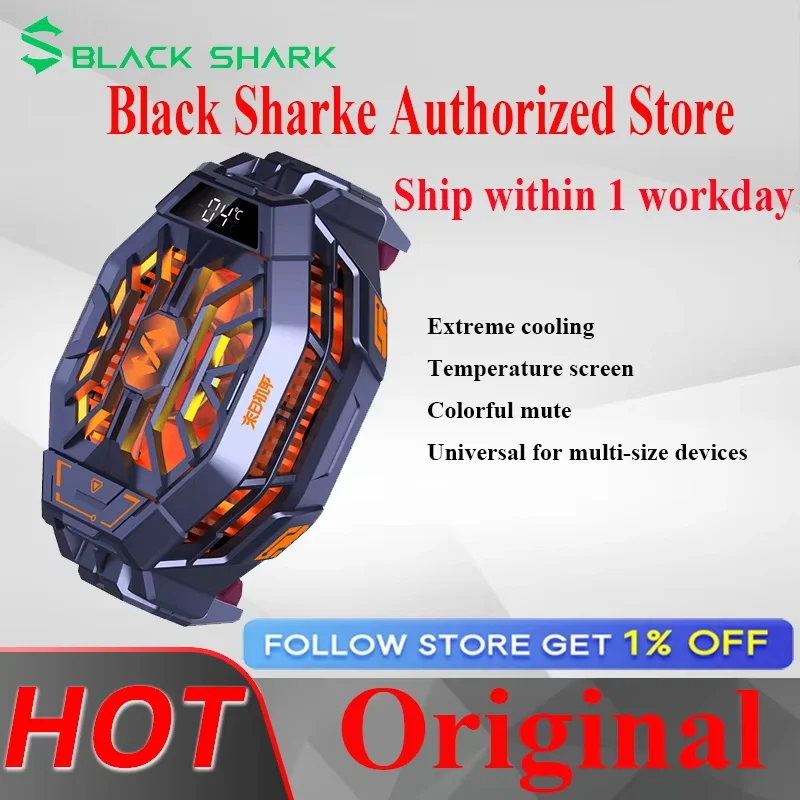 Hot Black Shark Cooler 2 Pro Fast Phone Cooler 2 Pro For iphone 15/ROG 7/Nubia Redmagic 8s Pro/Xiaomi Smartphone FunCooler