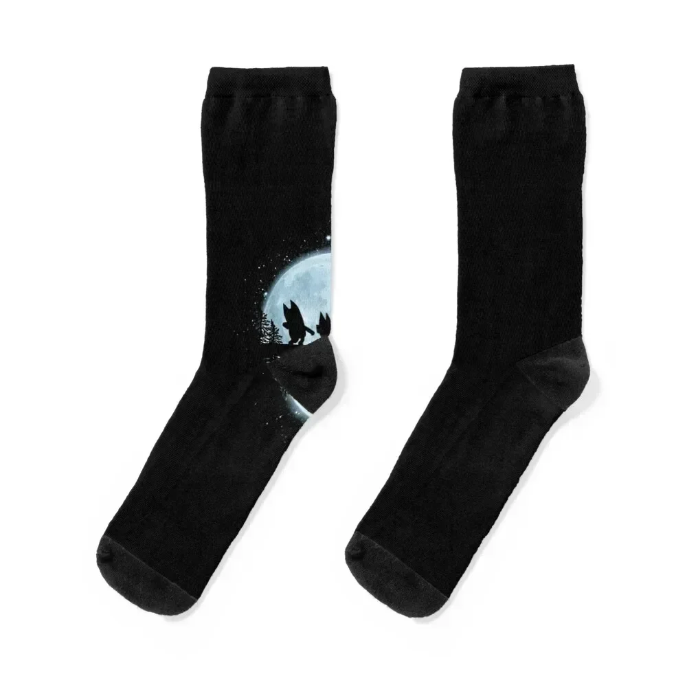 

Midnight Dancing - Blue Socks christmass gift professional running gift new in's Men's Socks Women's