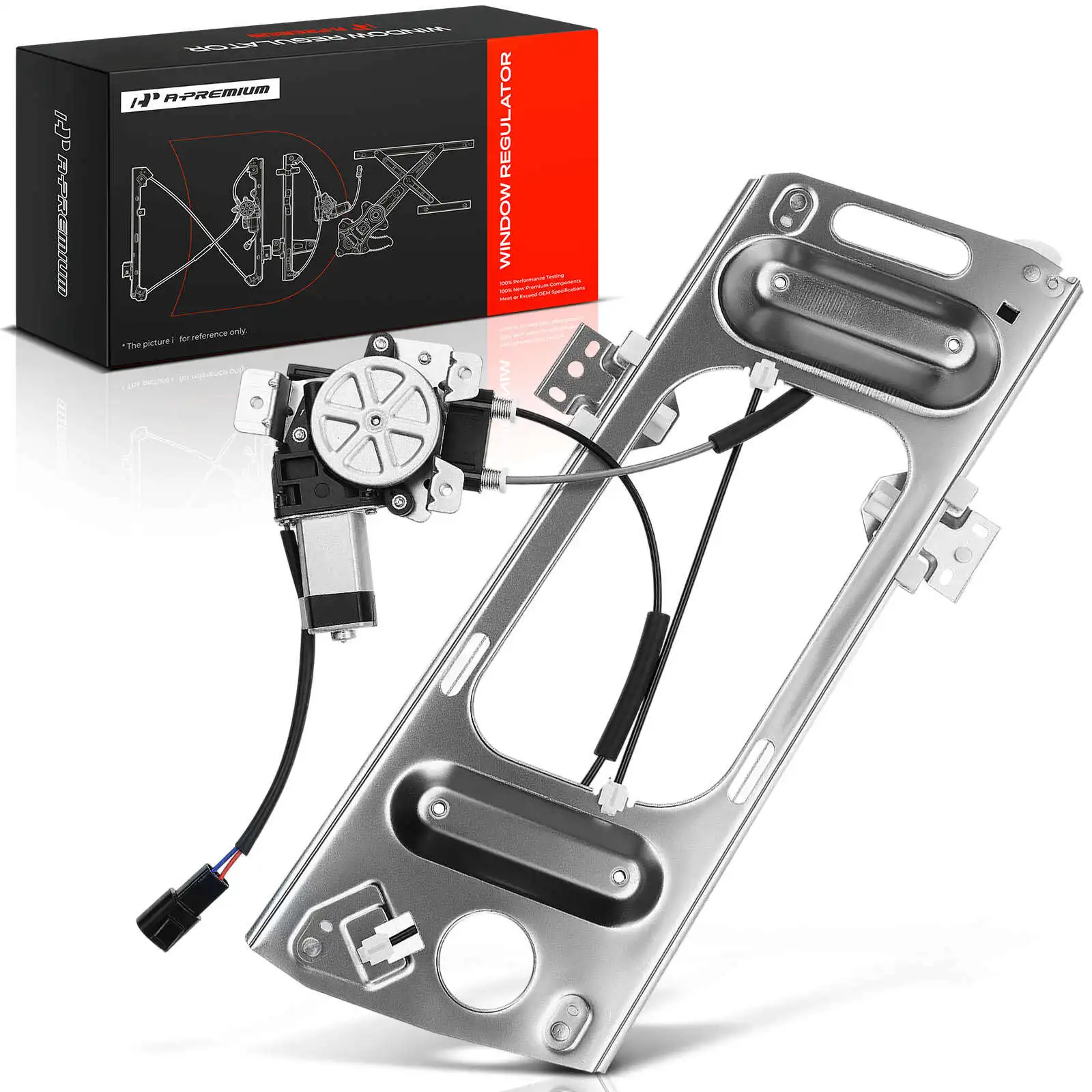 A-Premium Front Passenger Side Power Window Regulator with Motor for Pontiac Grand Prix 1997-2002 Chevrolet Monte Carlo