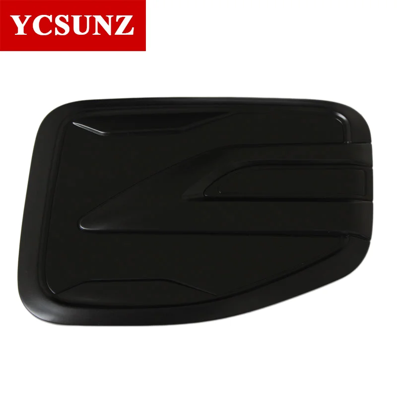 Matte Black Chrome Fuel Tank Cap Cover For Ford Ranger Wildtrak 2012-2019 T6 T7 T8 Double Cabin 2020 2021 Car Styling