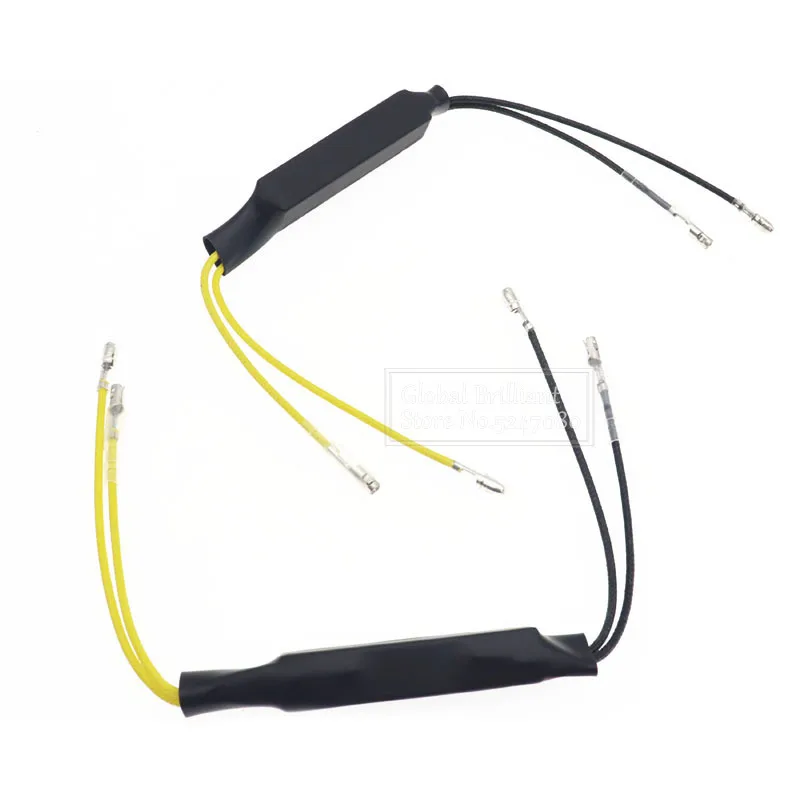 2x/4x Turn Signal Light Resistance Decoder Motorcycle Indicator 21W 26 Ohm LED Light Load Resistor Flasher Flash Blinker Adapter view 4