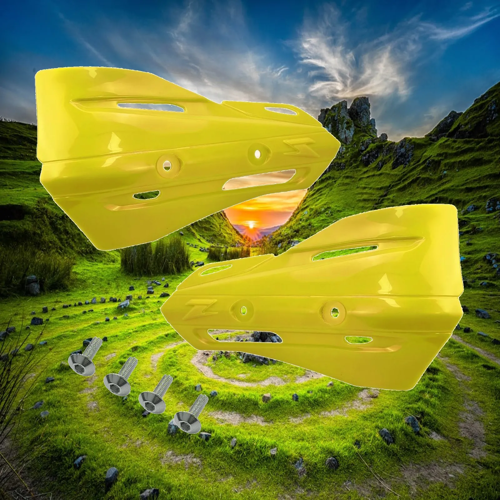 Universal Motorcycle Handguards Attachment Easy Installation Front Left Right Professional Handlebar Hand Guards Hand