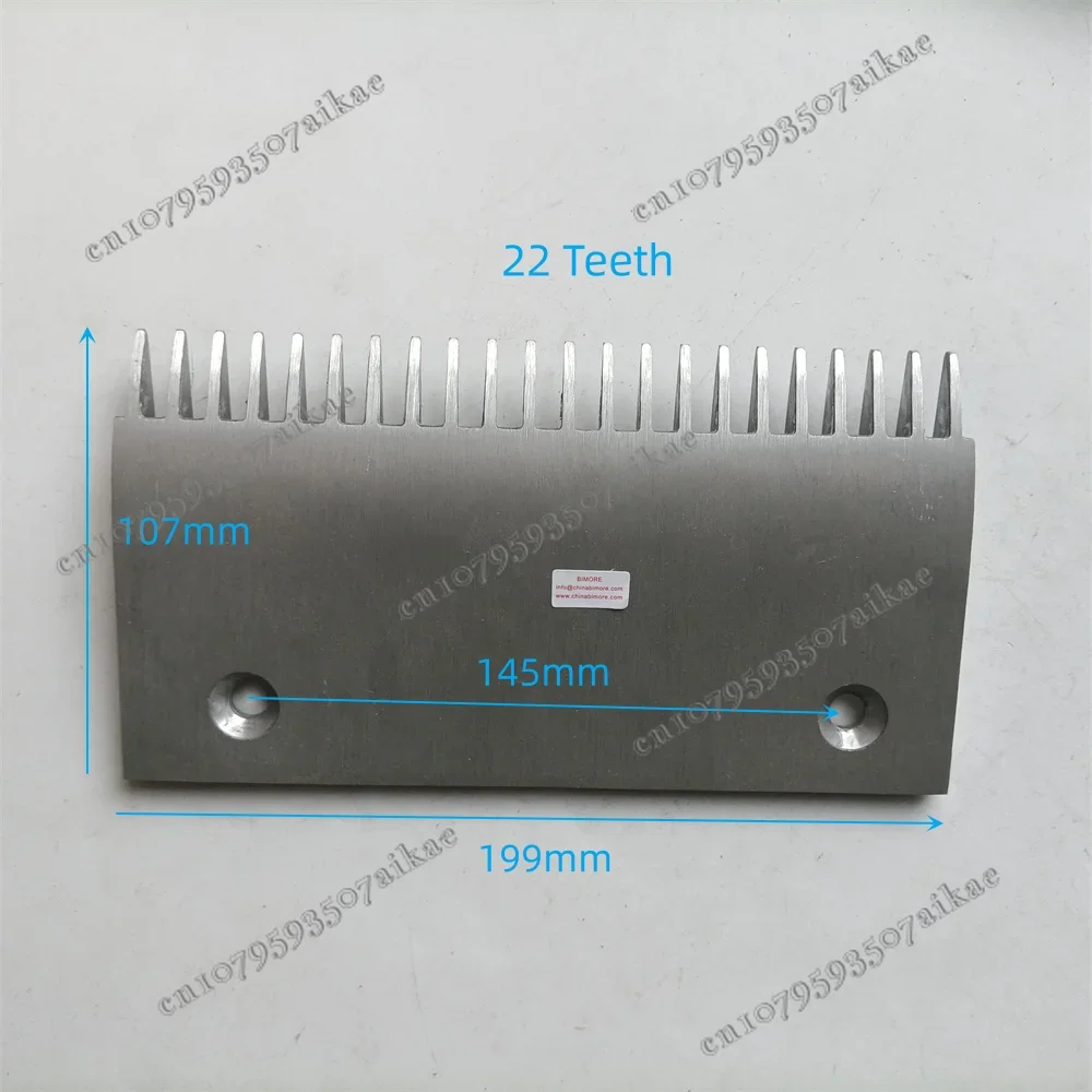 5pcs/lot SMR313609 Centre Aluminum Alloy Comb Plate Use for 9300 Escalator Parts 22 Teeth L199mm