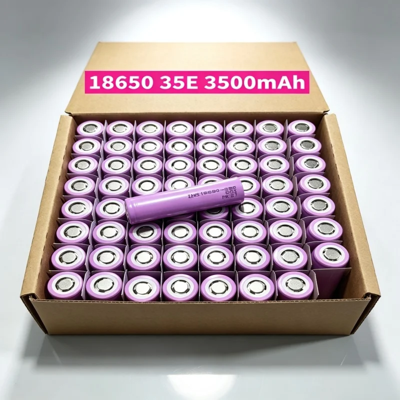 2-120pcs New Original 35E 20A Discharge Rechargeable Battery 3500mAh INR18650 35E for Flashlight Batteries 3.7V Li-Ion Battery