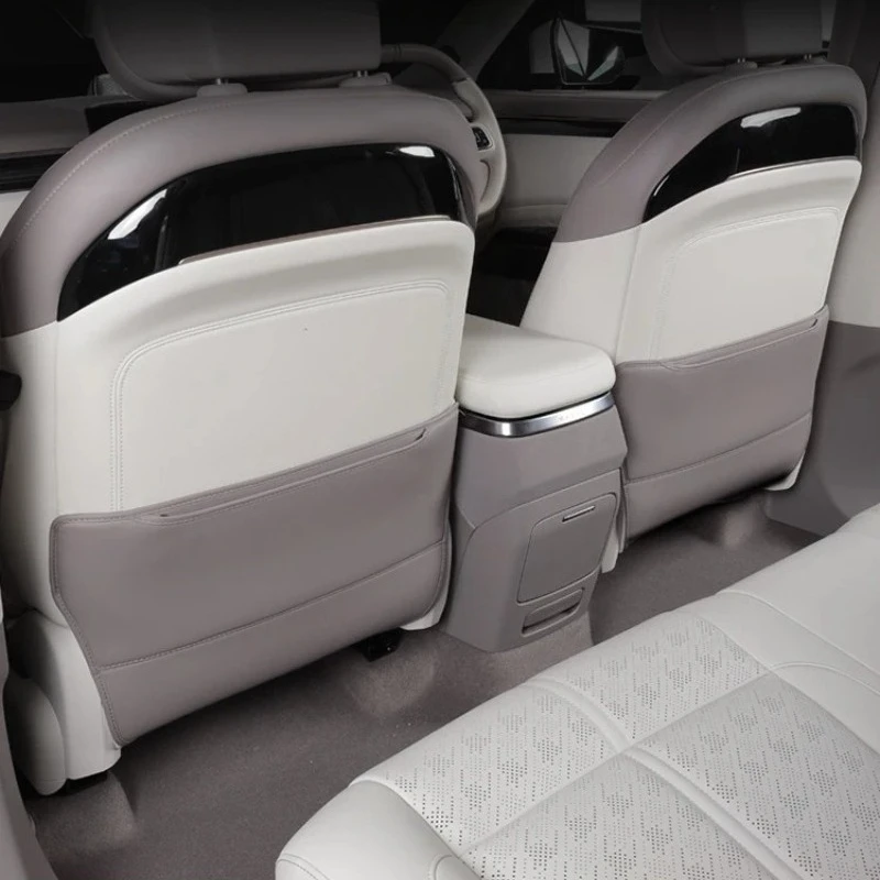 

For Zeekr 7X 2025 2026 Car Seat Back Anti-Kick Pad Rear Row Scratch-Resistant Leather Seat Back Protective Cover Mats Accessorie