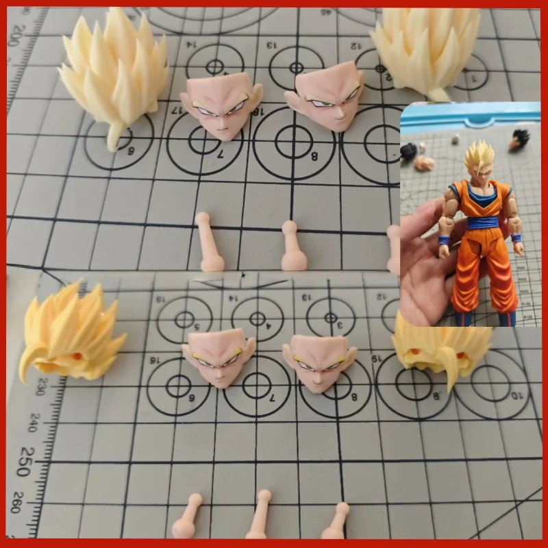 

New Replica Hm&Air Ha006 Dragon Ball Son Gohan Super Head Sculpt Ssj2 Gohan 3.0 Anime Action Figure Model Collectible Toy Gift