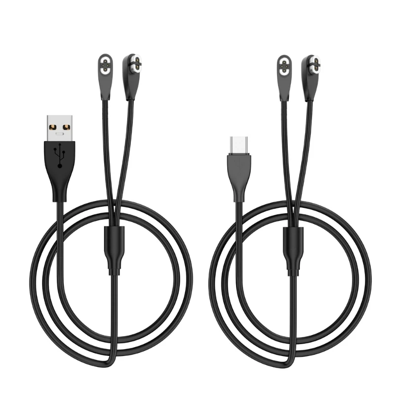 

2 in 1 Reliable USB Charging Cable for Wireless Headsets Cord