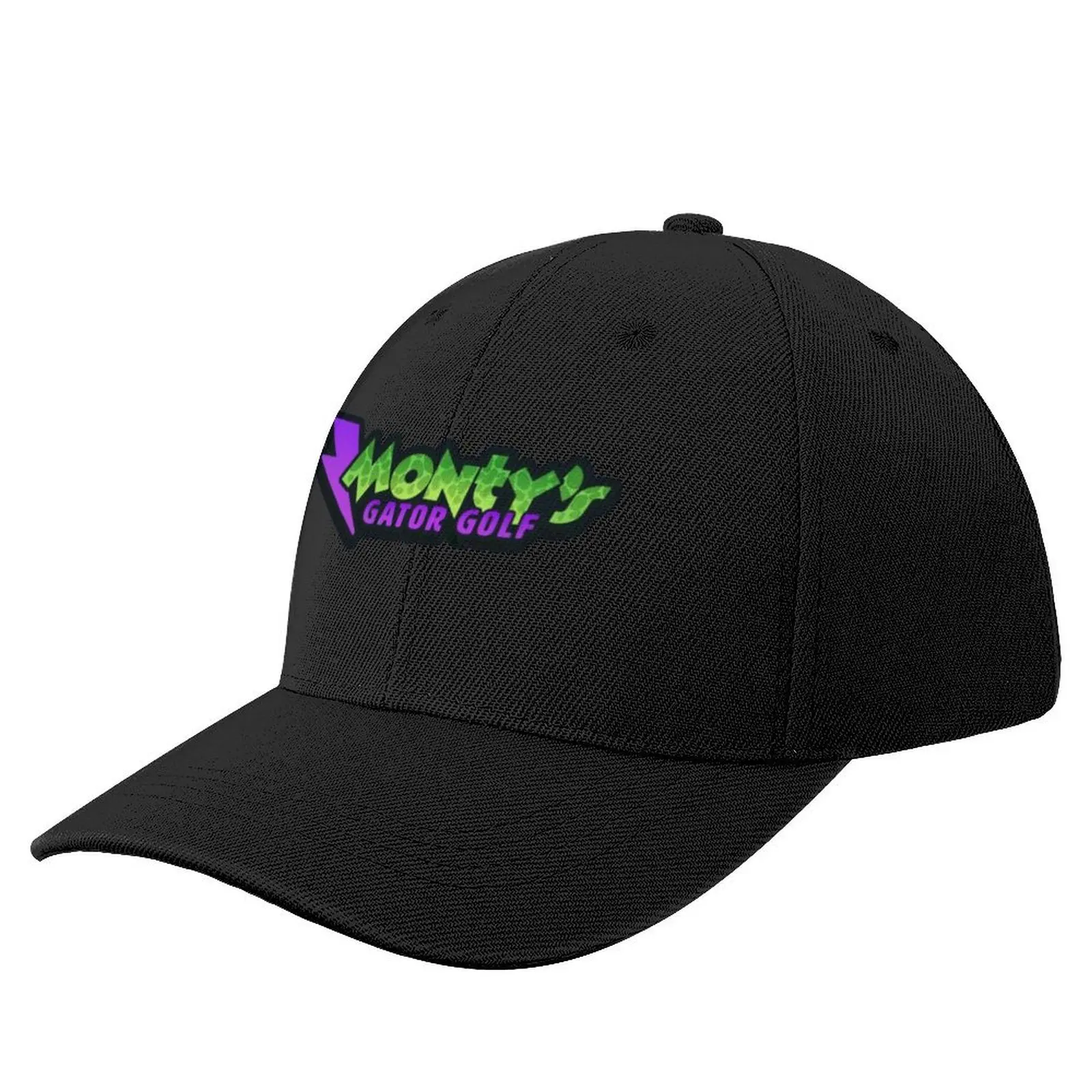 Monty's Gator Golf Baseball Cap Golf Cap black Luxury Brand Boy Child Women's