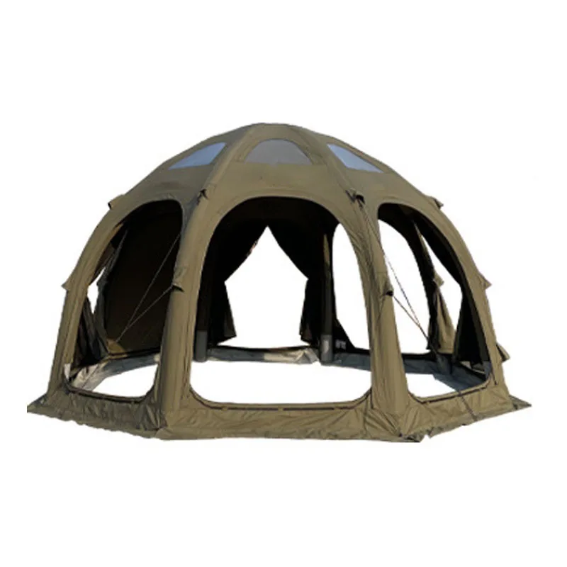 

Портативная надувная палатка для кемпинга с прочной водонепроницаемой тканью для использования на открытом воздухе
