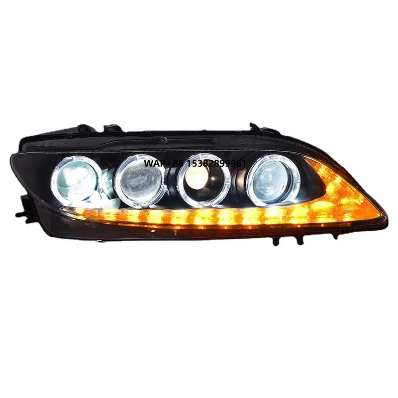 

Auto Headlights LED Angel Eye Day Lights Xenon Headlight Assembly Decoding 2003-2015 M6 Headlight Assembly LED