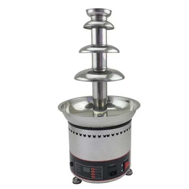 2025Electrical  4 tier commercial use chocolate fountain warmer machine