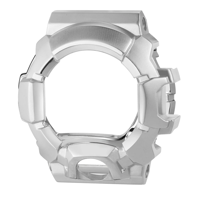 GW9400 حافظة من الفولاذ المقاوم للصدأ لسلسلة Casio 3410 G-SHOСK GW-9400 حافظة معدنية فضية ملحقات تعديل الحافة مع الأدوات