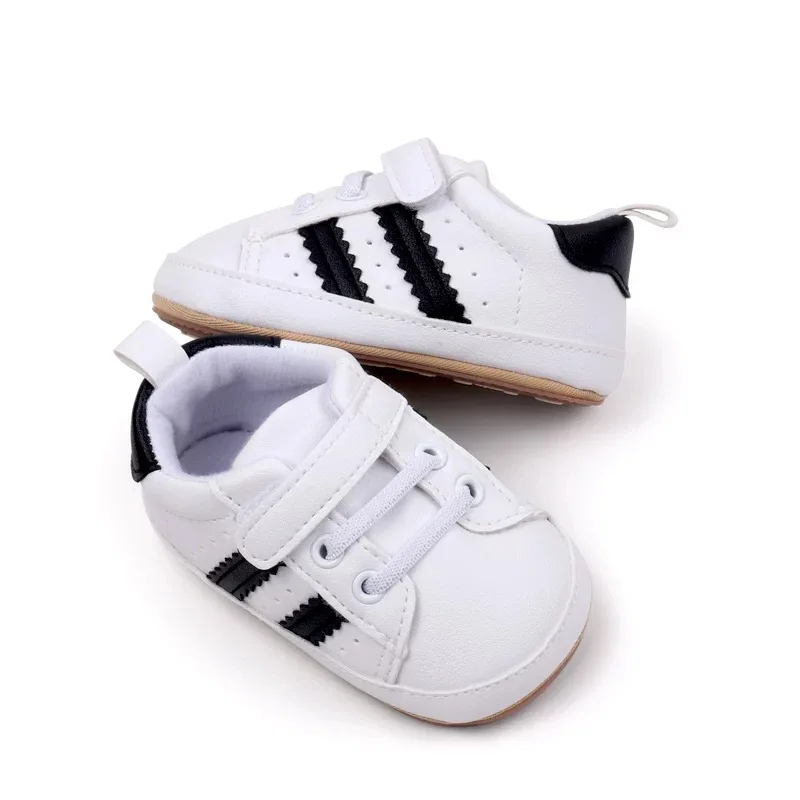 Spring and Autumn New Baby Walking Shoes 0-12 Months Old Versatile Sports Shoes For Newborns Soft Rubber Soled Baby Shoes