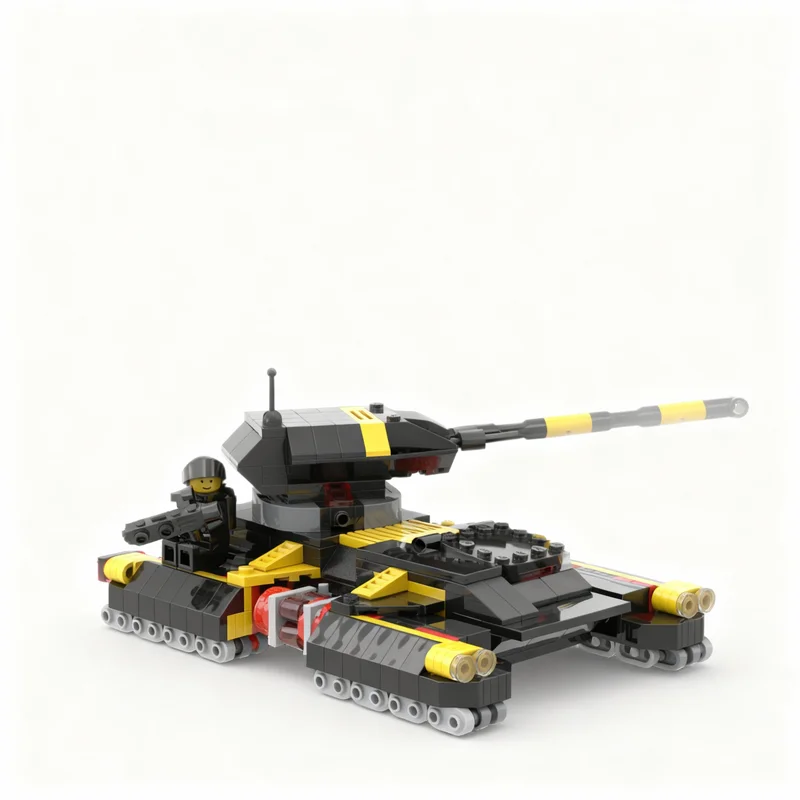 459pcs MOC Space Blacktron I Blacktron Tank Alt Build Model Building Blocks Architecture Christmas Gifts Brick Education Art