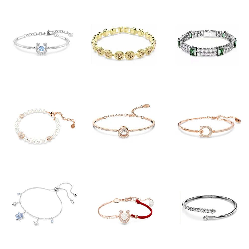 

New hot selling mixed irregular green crystal high-end bracelet accessory imitating pearls