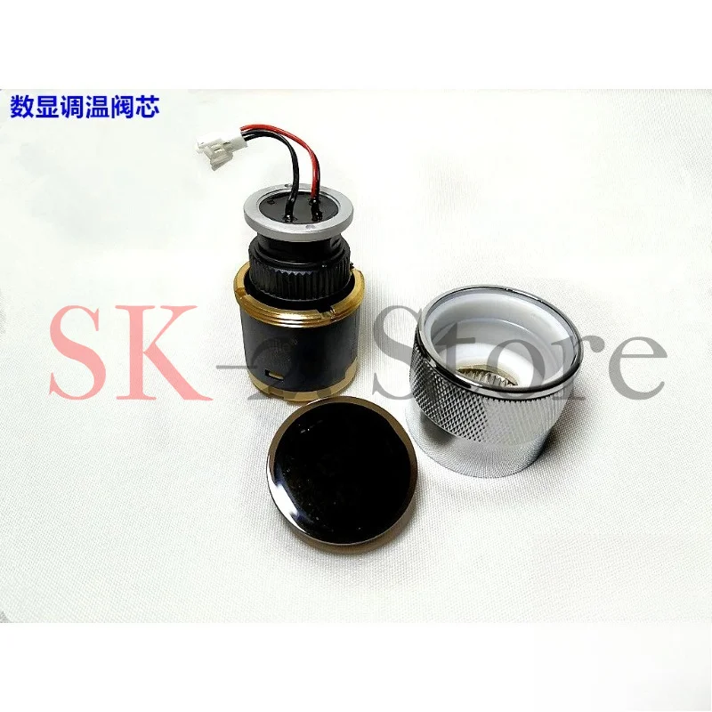 Kitchen basin hot and cold faucet valve core mixing valve shower water flow power generation temperature control valve core