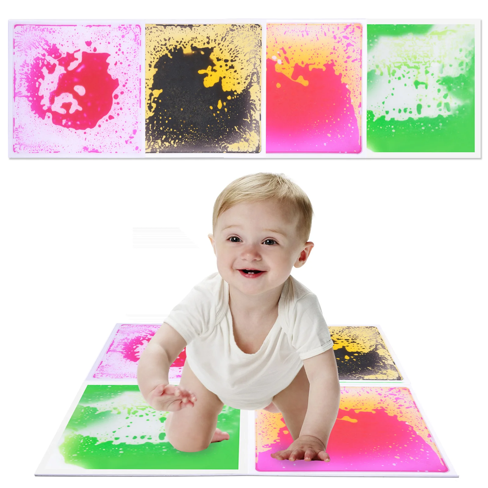 Kids Sensory Play Mat Essential: Pair It with a Colorful Sensory Mat Liquid