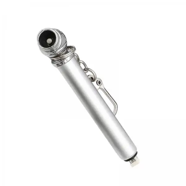 Compact Aluminum Tire Pressure Gauge Portable Pencil Shape Manual Air Pressure Monitor for Car SUV ATV Bicycle Motorcycle