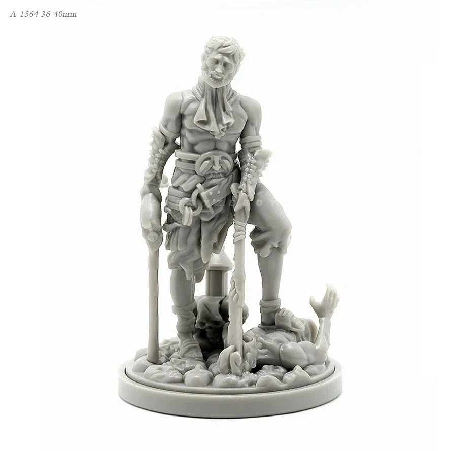 38mm Beauty Soldier Resin model kits figure beauty colorless and self-assembled  A-1564