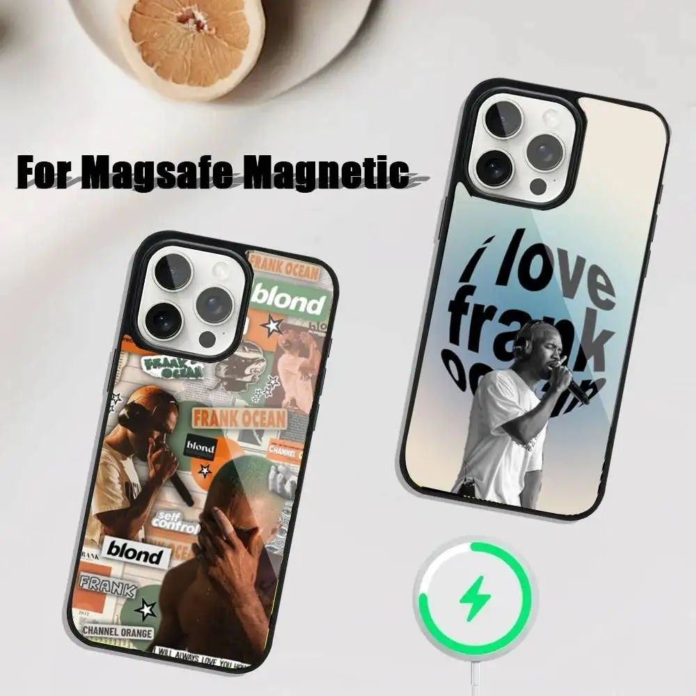 

F-Frank Singer Ocean Phone Case For iPhone 17,16,15,14,13,12,11,Pro,Max,Plus,Mini,SE4,E Magnetic Magsafe Wireless Charging