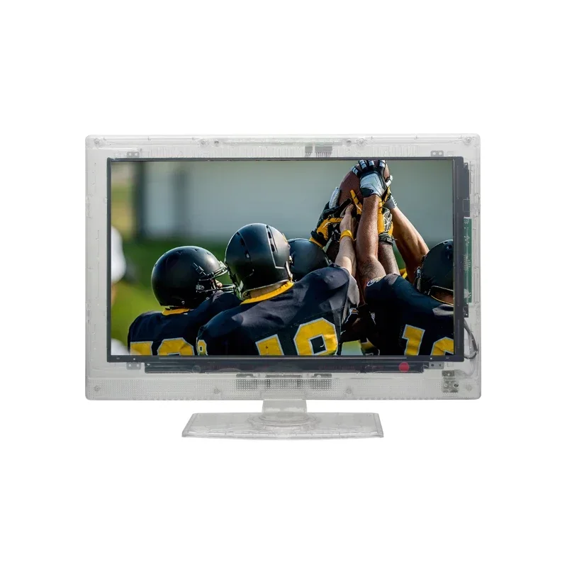 Hot Sales TV Transparente Estándar De Prisión Con Cable Transparente, 13,3, 15,6, 18,5, 21,5 Pulgadas