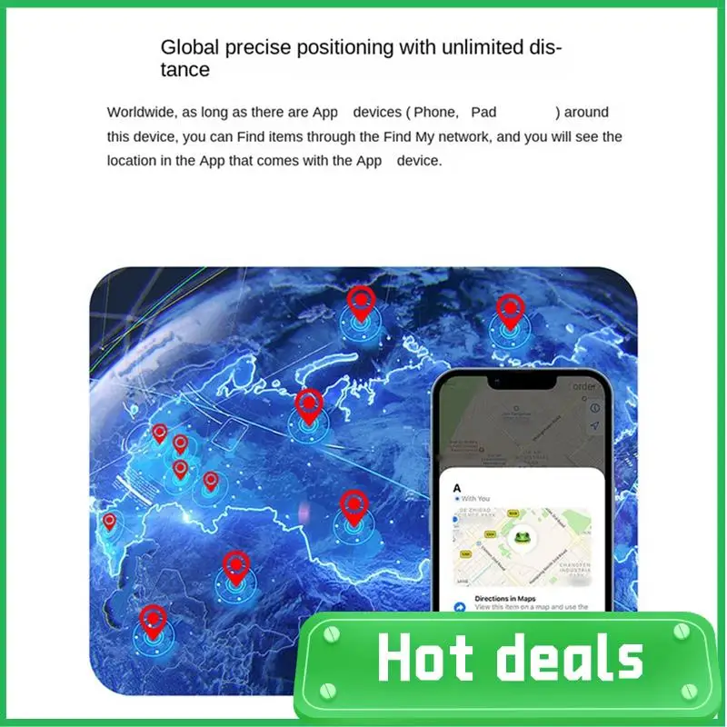 

Мини GPS трекер смарт-тег для IOS Find My APP глобальный локатор анти-потерянный искатель для автомобиля ключи от домашних животных кошелек прочный