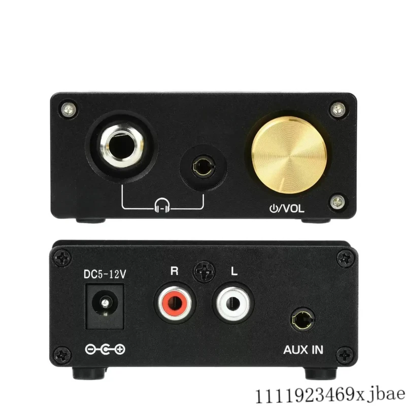 DC 5~12V Headphone Amplifier 250mW Three-Band Equalizer Sound Quality 3.5mm/RCA Parallel Connection Home Theater Amplifier