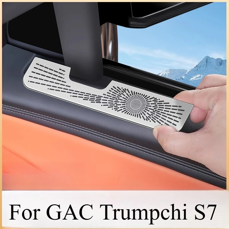 For GAC Trumpchi S7 Special Door Out Trend Protective Cover Air Conditioner Horn Sticker Interior Accessories Decoration