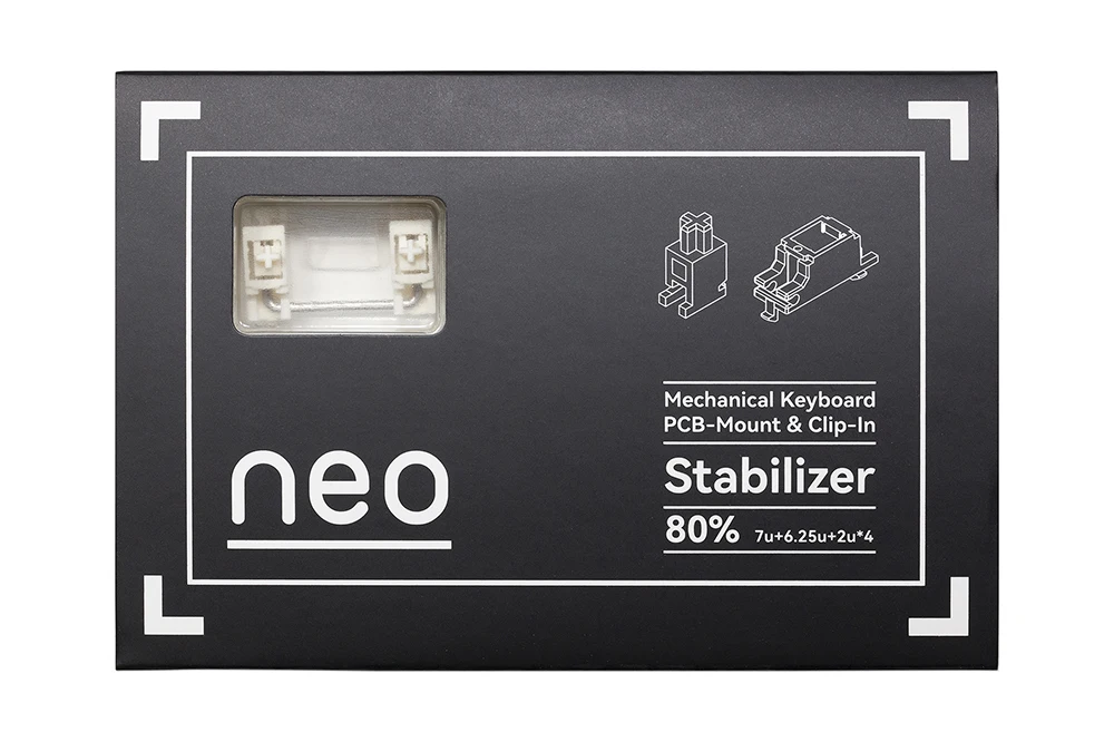 Neo & QK PCB Stabilizer for Gaming Mechanical Keyboard gh60 for 1.2mm PCB 1.6mm PCB CSTC40 CSTC75 60 68 75 84 96 87 104 96 98