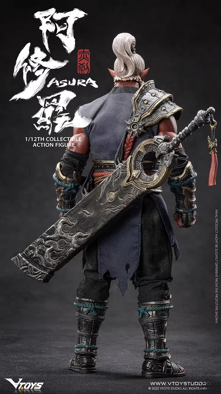 Em estoque VTOYS VSD006 Asura 1/12 Anime Action Figure Brinquedos Modelo Presente colecionável