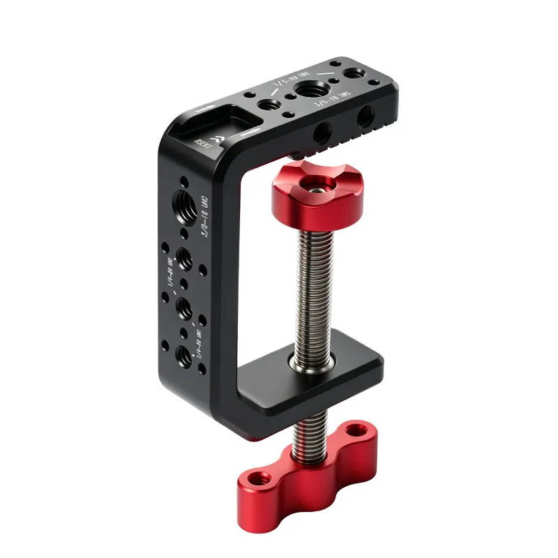 

Metal C-Clamp Magic Arm with Arca-Swiss Mount & Cold Shoe Desktop Clamp for Camera Monitor Lighting Photography Rig Accessories