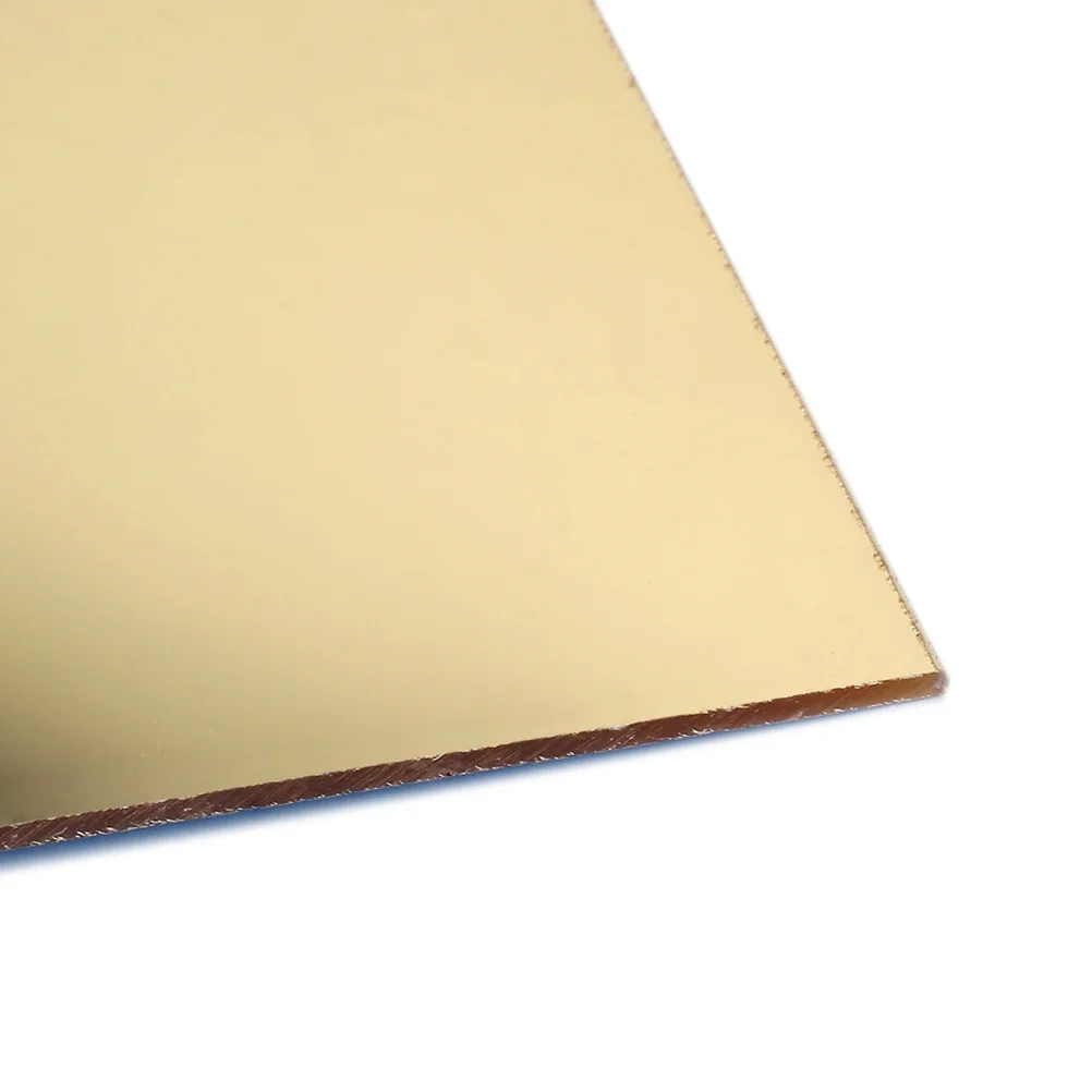 

Acoustic Guitar Pickguard Material Sheet 44x29cm Self Adhesive Scratch Plate DIY Blank Pickguard Golden Mirror Surface