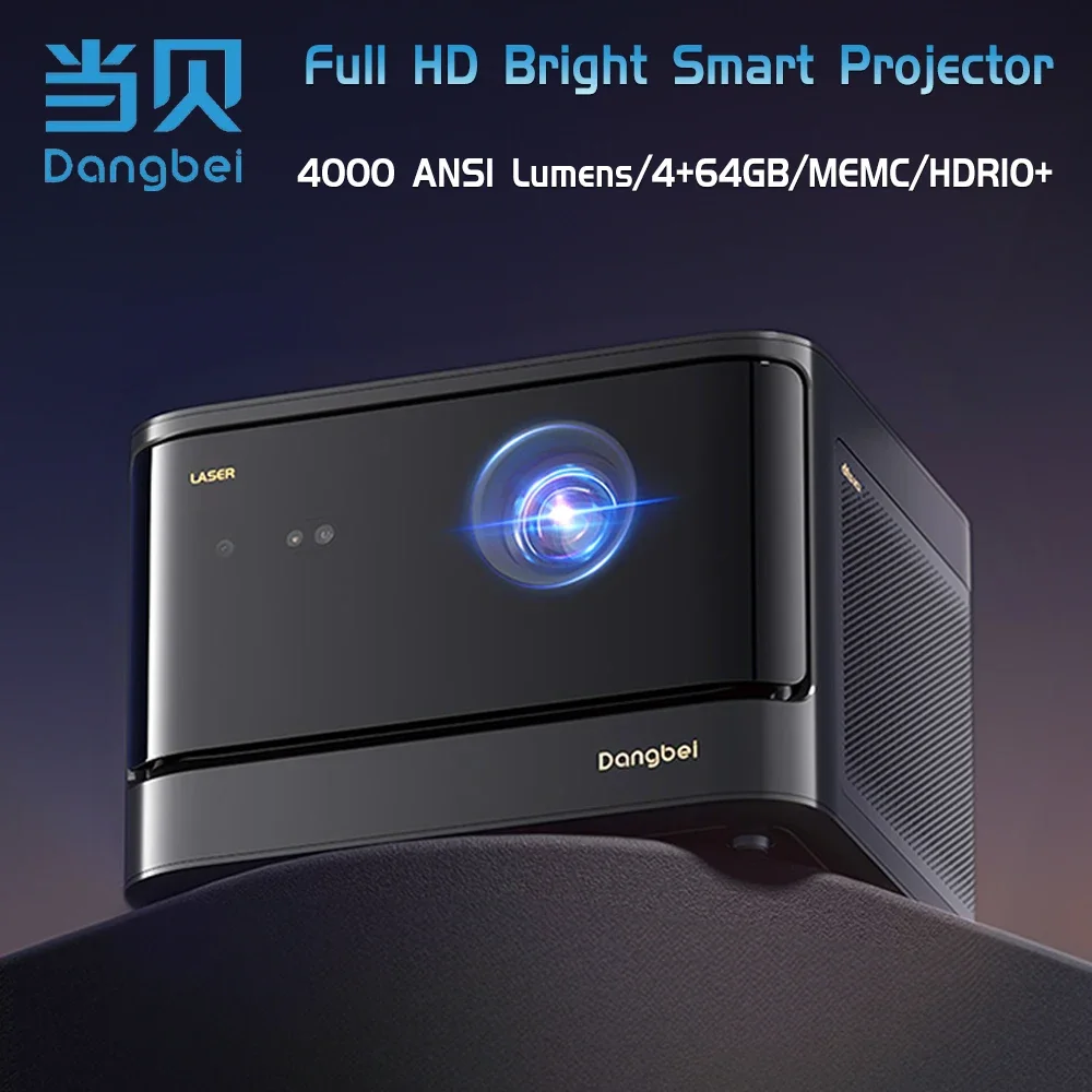 Dangbei X5 Aldp Laser Projektor Full Hd 3,0 Ansi Lumen Heimkino Android 11 System Wifi 6 Smart Kino Tv Video Usb