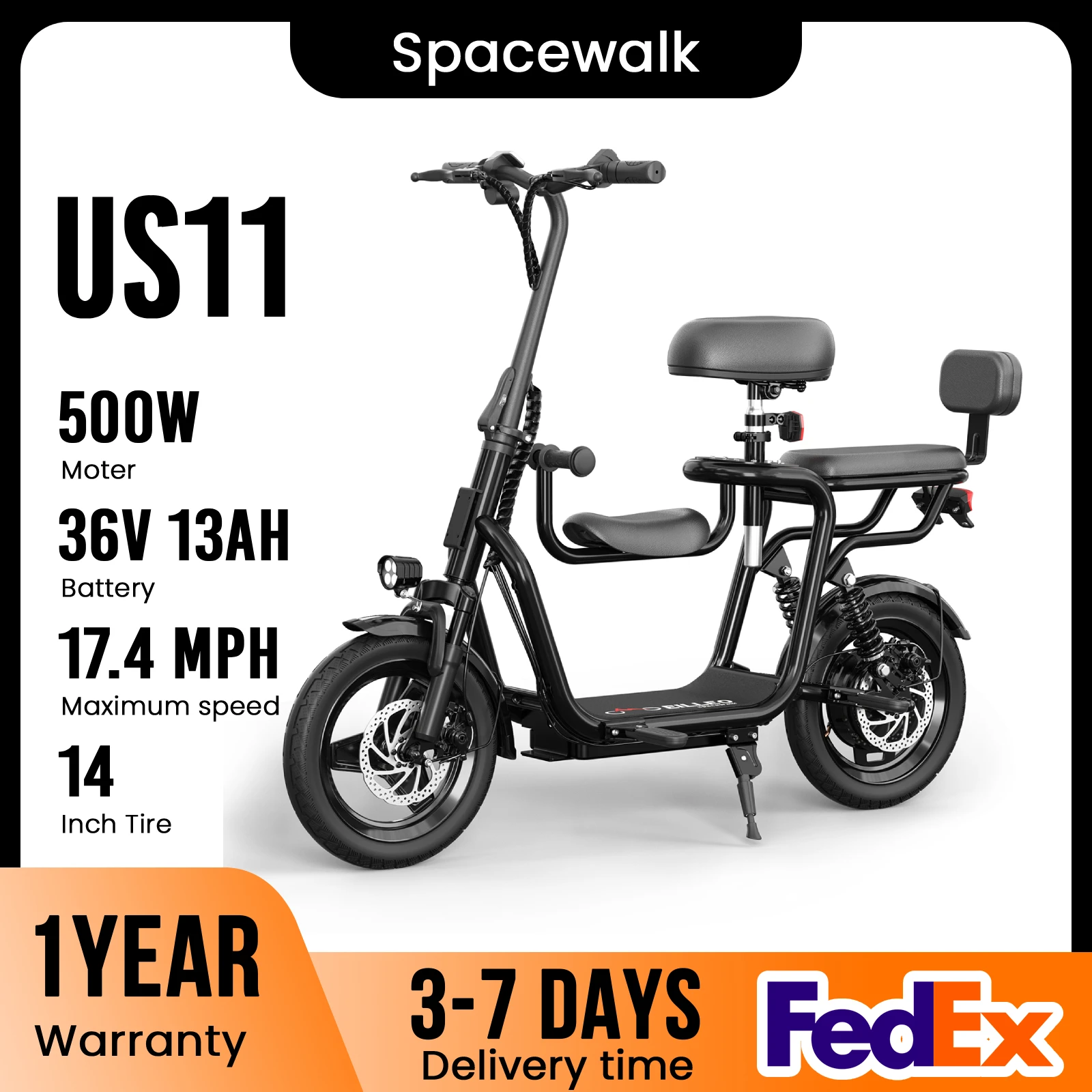 

Electric Scooter with Seat for Adult,36V Electric Scooter with 500W Motor,20 Mile Range,17.4mph,e Scooters with Adjustable Seat