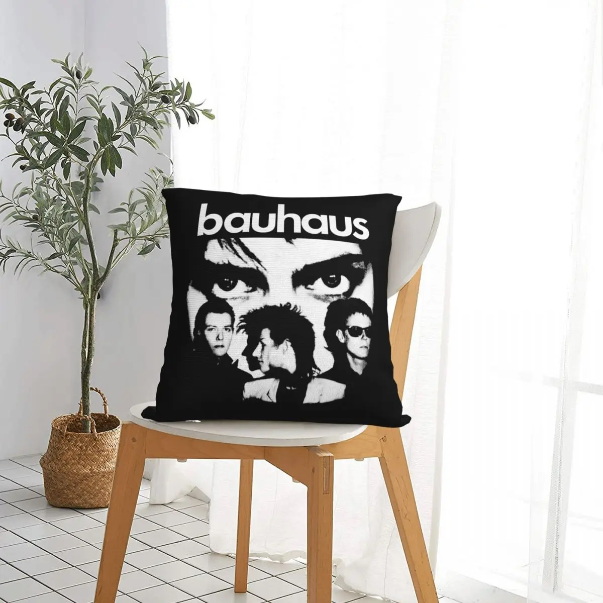 Bauhaus, Квадратные наволочки, готические, рок, музыка, наволочки, индивидуальный Декор на молнии, наволочка для автомобиля 40x40 см