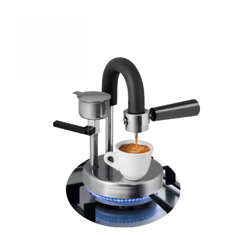 Kaffeemaschine für Zuhause, Büro, Grillabende im Freien, Mokkakanne aus Edelstahl