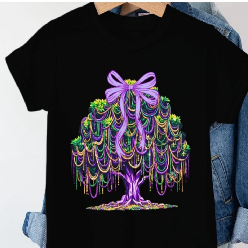 Carnival fashion children's T-shirts for boys and girls: short-sleeved, loose-fitting, casual designs with round necks.