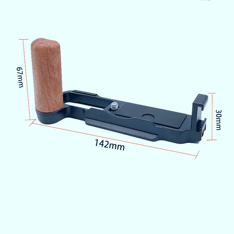 L-образная ручка камеры QWE для камеры Fuji X-100VI, L-образный кронштейн, встроенная быстросъемная пластина, защитный инструмент для фотосъемки