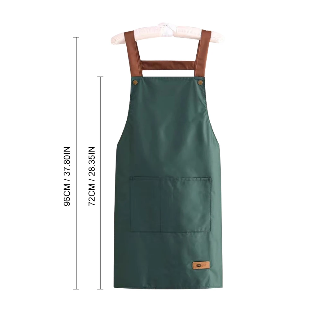 Resistant Dirt Apron Waterproof And Oil Resistant Household Kitchen Cooking Fashion Apron Adult Work Clothes Kitchen Accessories