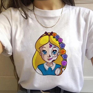 Disney Pocahontas Women's T -shirt, Princess Fashion, High Street, Short Tay áo, Quần áo thời trang, Tumblr, Mùa hè, 2023 6 Áo sơ mi chính của Pocahontas - 3