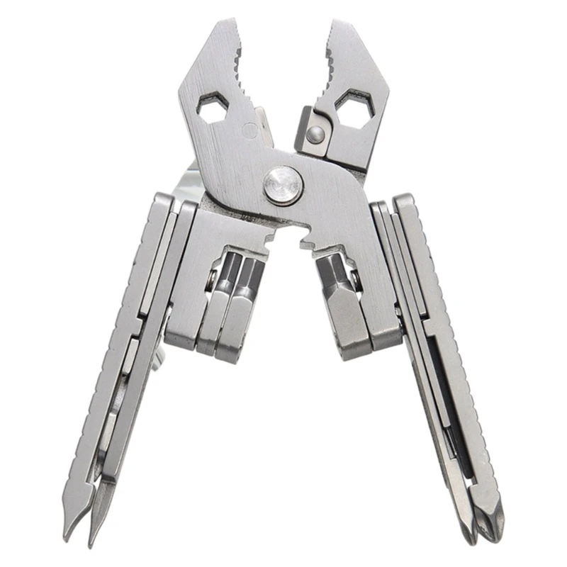 Y5GD Versatile Portable Stainless Steel 25 in 1 Pliers with Ergonomic Grip for Camping