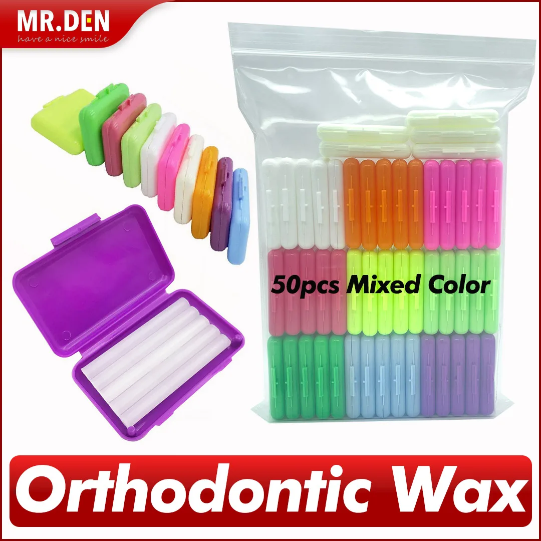 Wholesales Orthodontic Braces Wax Fruit Flavour Dental Wax for Braces Wearer Aligners Oral Care Oral Hygiene Teeth Whitening