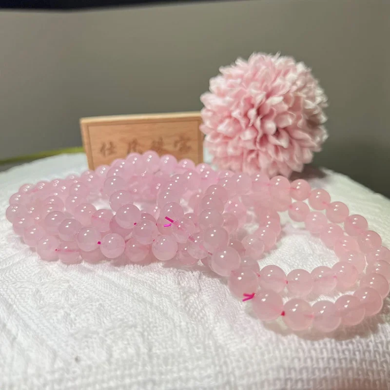 Jewelry new material Madagascar pink crystal bracelet DIY ingredients factory wholes