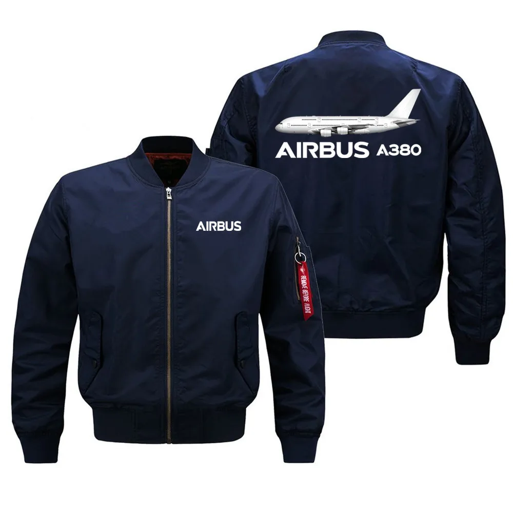 

Top Quality 2024 Pilot Jacket Ma1 Bomber Jacket Airbus A380 Spring Autumn Winter Mens Jackets Coats New Man Coats Jackets