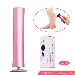 Electric Rechargeable Pedicure Tools Foot Care File Leg Heels Remove Dead Skin Callus Remover Feet Clean Care Machine Sandpaper