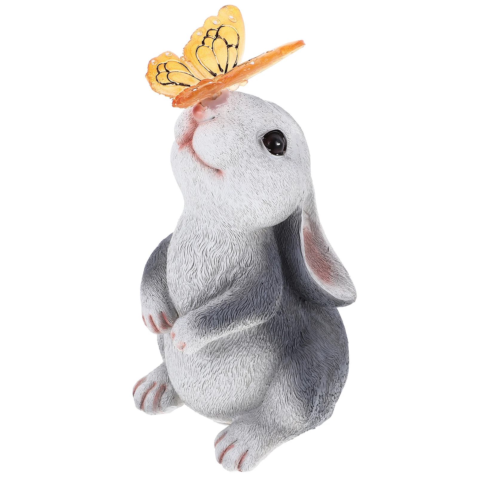 

Solar Garden Ornaments Decor Living Room Cute Decorations Outdoor Rabbit Statue
