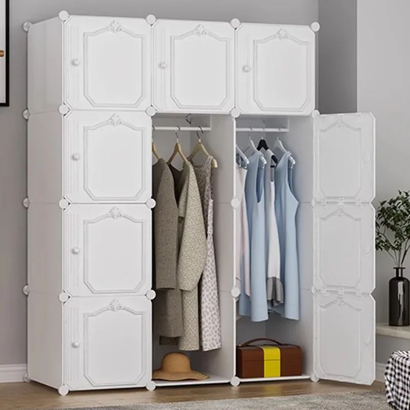 Space Saving Modular Wardrobe Jewelry Fabric Placard Mobiles Partitions Cupboard Closet Clothes Guarda Roupa Home Furniture