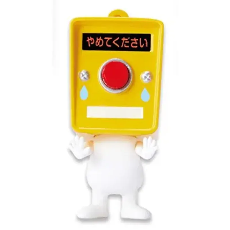 

Bushiroad Gashapon Capsule Toys Figure Cute Panic Button Switch People Traffic Signals Figurine Kawaii Model NO SOUND